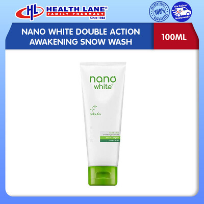 NANOPUTIHDOUBLE ACTION AWAKENING SNOW SABUN 100ML